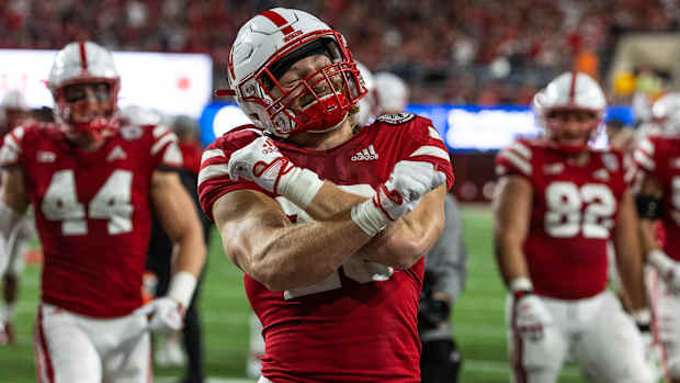Luke Reimer 2022 Nebraska vs Indiana football